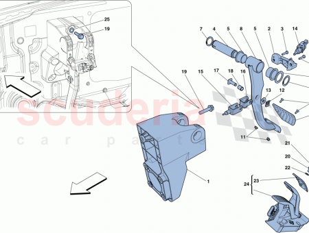 Photo of COMPLETE FLOOR HINGED ACCELERATOR PEDAL…