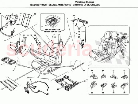 Photo of RH SEAT COMPLETE WITH RAILS Easy entry Full…