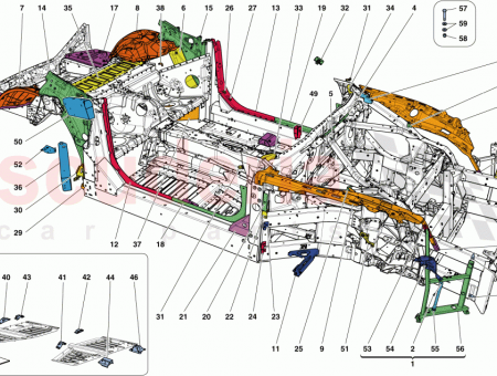 Photo of LOWER RH REAR DIAGONAL BRACE…