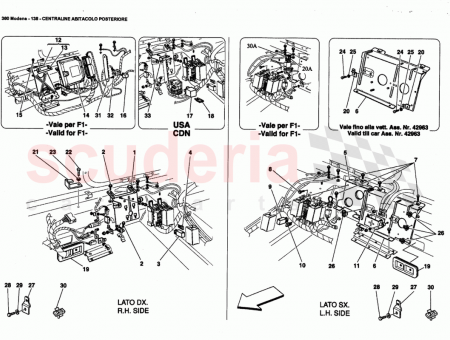 Photo of COMPLETE RH SIDE BRACKET FOR F1 CONTROL UNIT…