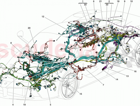 Photo of ENGINE CHASSIS GROUND CONNECTOR BRAID…