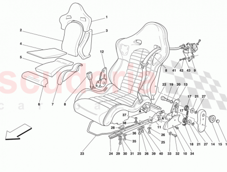 Photo of R H SEAT BACK OUTER ADJUSTER…