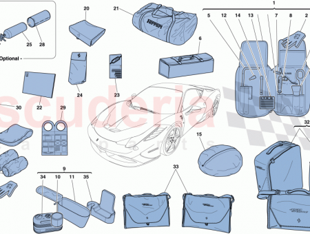 Photo of PASSENGER COMPARTMENT LUGGAGE SET…