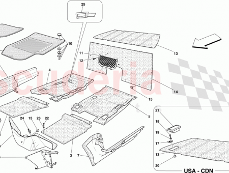 Photo of COMPLETE SET OF PASSENGER COMPARTMENT MATS…