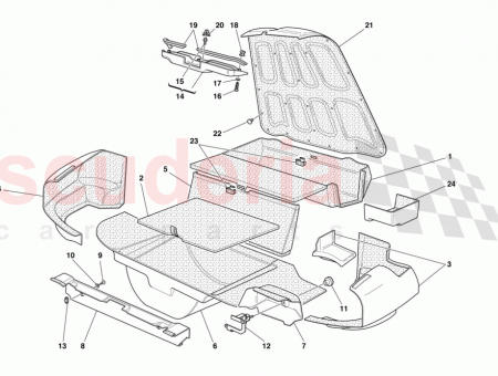 Photo of CENTRAL REAR CARPET FOR EMERGENCY ROOF…