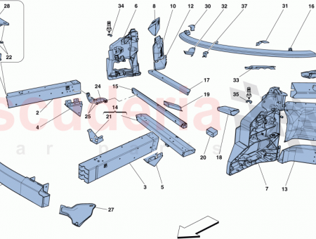 Photo of WINDSCREEN VALENCE PANEL CROSS MEMBER…