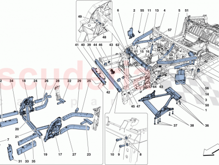 Photo of STRUT TOWER CONNECTOR CROSS MEMBER SPACER…