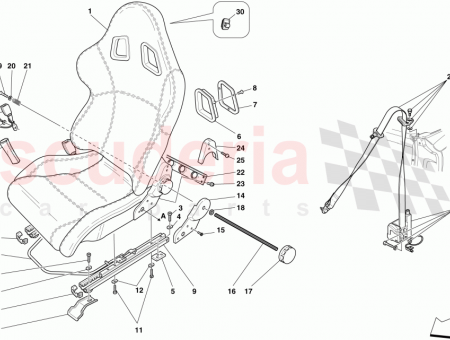 Photo of COMPLETE RH SEAT BELT…