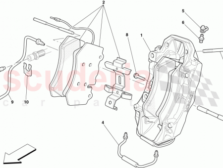 Photo of PIPE TO RH FRONT CALLIPER…