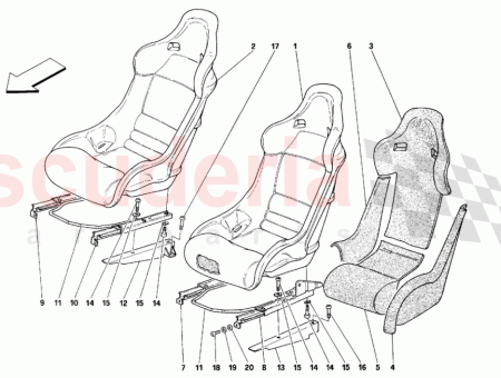 Photo of R H GUIDE FOR R H SEAT…