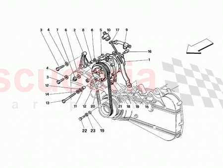 Photo of Pin for adjusting bracket…