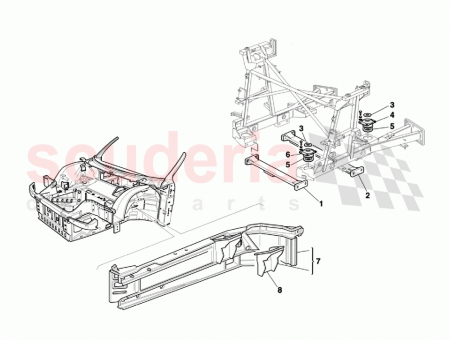 Photo of Left shock absorber support…