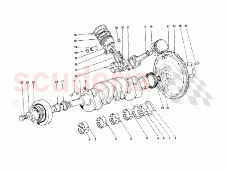 Photo of Driving gear for scavenge pump…