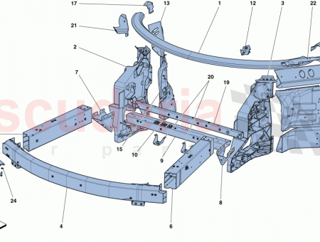 Photo of COMPL LOWER FRONT SUSPENSION CROSS MEMBER…