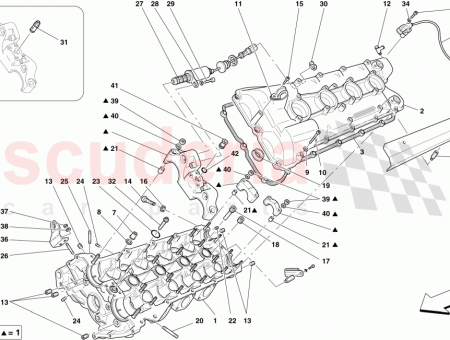 Photo of LH HEAD COMPLETE WITH GUIDES…