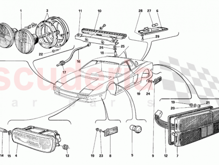 Photo of LH front side direction fog light…