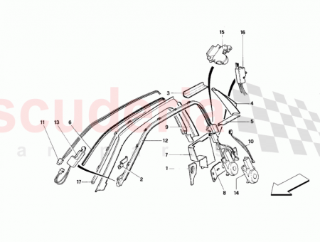 Photo of L H guide for passive belt…