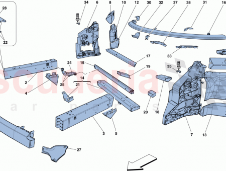 Photo of LOWER LH DIAGONAL BRACE…