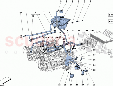 Photo of COMPL HEADER TANK AND DISCONNECTER PIPE BRACKET…