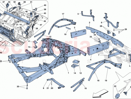 Photo of FRONT LOWER BRACKET FOR LH FENDER…