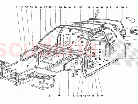 Photo of R H rear door pillar…