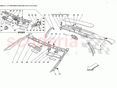 Photo of WINDSCREEN UPPER CROSS ARM MOLDING…