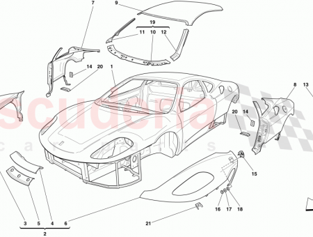 Photo of COMPLETE REAR RH FENDER…