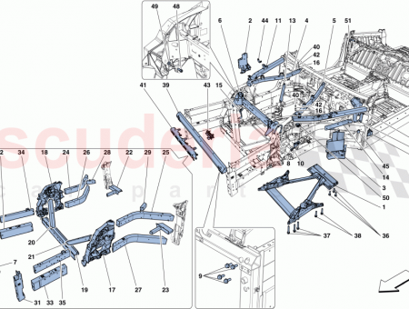 Photo of RH FRONT CRASH BOX CROSS MEMBER STRUT…