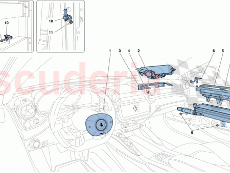 Photo of BRACKET FOR RH UPPER PANEL REAR AIRBAG…