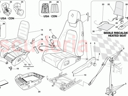 Photo of RH SEAT BELT SLOT SURROUND…