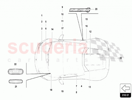 Photo of STICKER FOR HEADLIGHT BEAM LENGTH ADJUSTMENT…