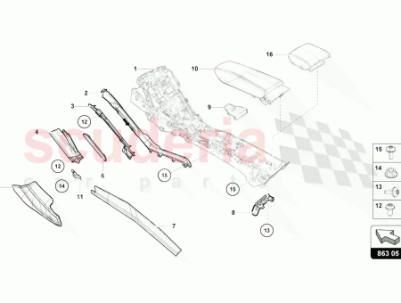 Photo of SIDE PANEL TRIM FOR CENTRE CONSOLE…