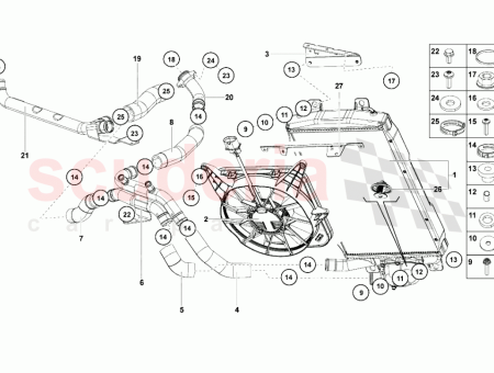 Photo of Support For Coolant Radiator right…