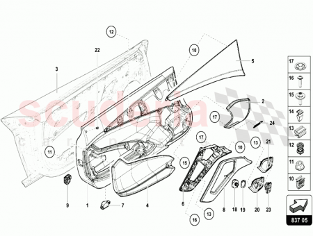 Photo of LEFT UPPER BODY ASSEMBLY Q CITURA SUPPLY VIN…