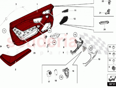 Photo of SWITCH FOR EXTERIOR MIRROR WITH ELECTRIC ADJUSTMENT…