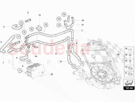 Photo of BRACKET FOR COOLANT PIPE…