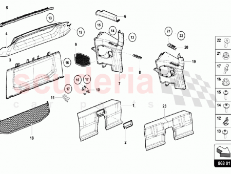 Photo of Bench Seat Housing with Electrical Interface rear…