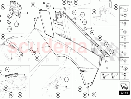 Photo of LEFT REAR FENDER ASSEMBLY CONTACT YOUR AREA MANAGER…