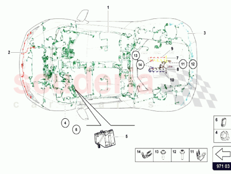 Photo of WIRING SET FOR FRONT BUMPER HOMELINK…