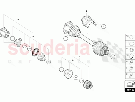 Photo of DRIVE SHAFT WITH CONSTANT VELOCITY JOINTS…