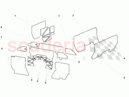 Photo of ENGINE COMPARTMENT CENTER FIREPROOF SHIELD…