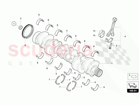 Photo of CRANKSHAFT BEARING SHELL…