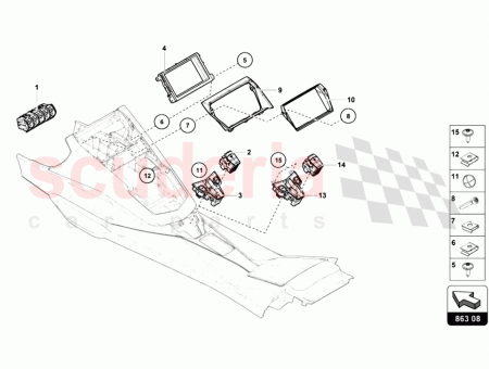 Photo of SWITCH FOR ELECTROMECHANICAL PARKING BRAKE EPB…