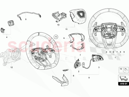 Photo of MULT STEERING WHEEL LEATHER…