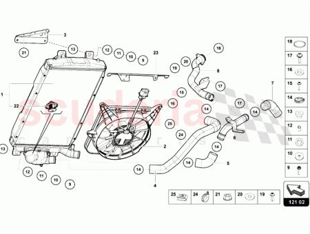 Photo of LH COMPLETE WATER RADIATOR…