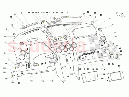 Photo of E GEAR DASHBOARD ASSEMBLY DRIVE LEATHER UPHOLSTERY WITH…