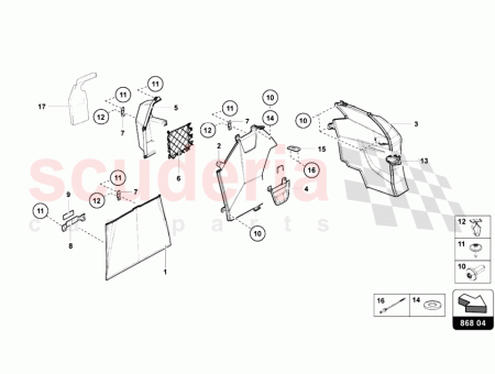 Photo of REAR COVERING PANEL UNDER REAR WINDOW LEATHER INTERIOR…