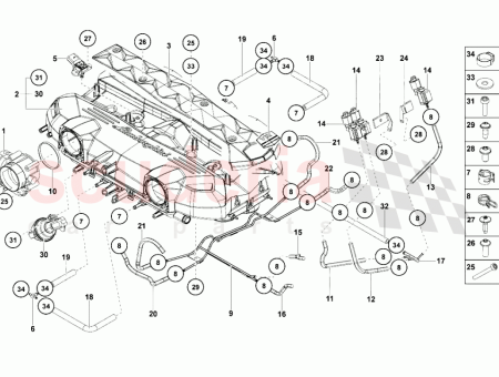 Photo of Intake Manifold Upper Part…