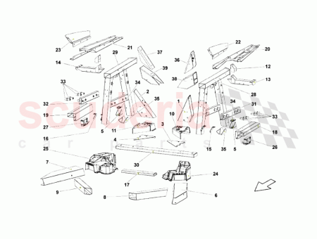 Photo of LH SHOCK ABSORBER ASSEMBLY BRACKET…