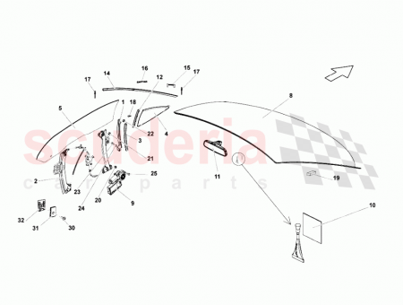 Photo of LH HANDLE UPPER PORTION CARBON INTERIOR…